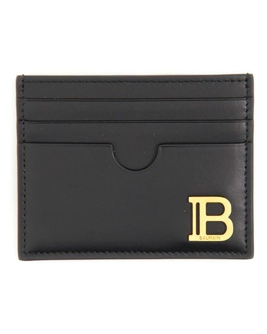 Balmain Black B-buzz Card Holder