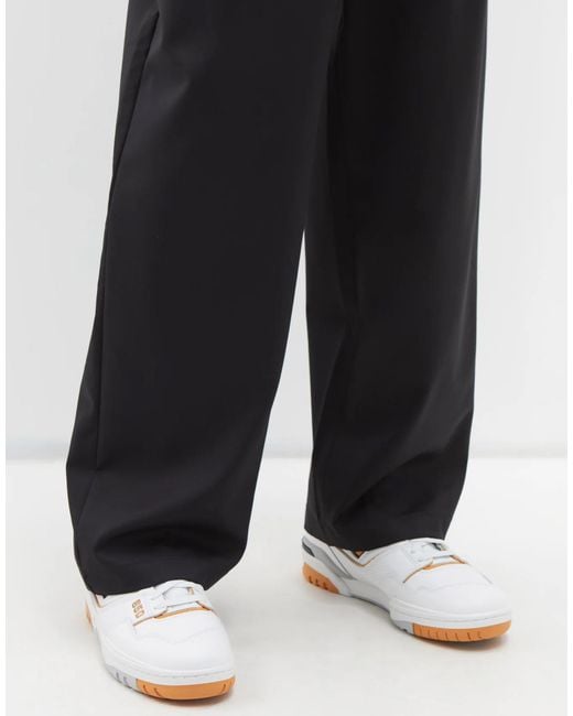 New Balance White Bb650 High-Top Sneakers for men