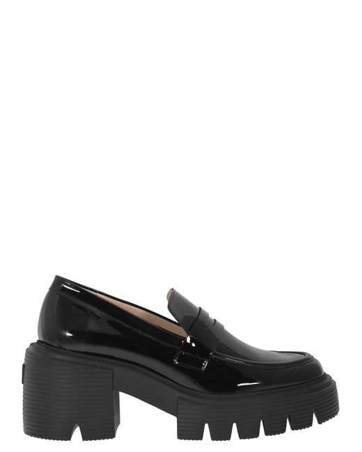 stuart weitzman heeled loafer