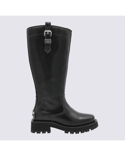 Ganni Black Boots