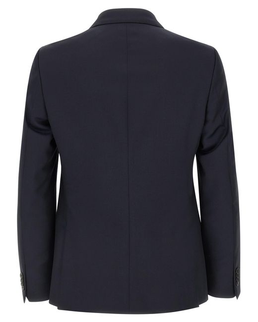 Zegna Blue Mohair Wool Dress for men