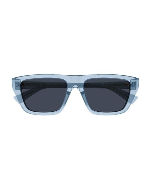 Bottega Veneta Blue Frame And Lens Sunglasses