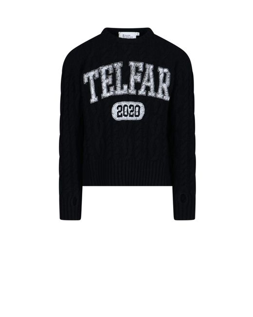 Telfar Black Sweater for men