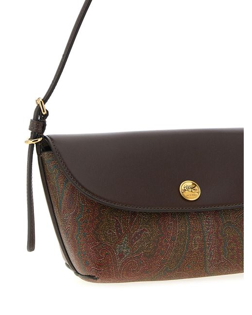 Etro Metallic Cotton Shoulder Bag