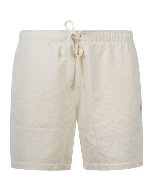 Ralph Lauren White Laced Shorts for men