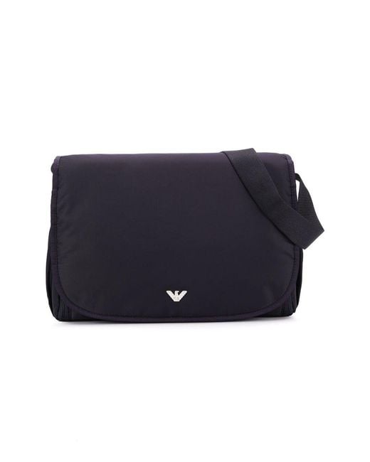 Emporio Armani Blue Crossbody Bag Mummy Baby Nylon Shoulder for men