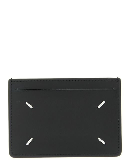 Maison Margiela Black Stitching Card Holder