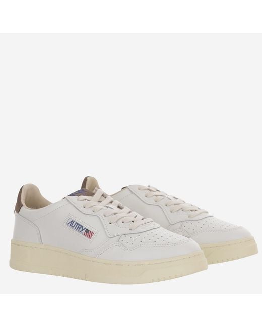 Autry Multicolor Sneakers Medalist Low Leather Trainers for men