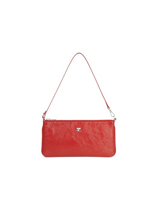 Courreges Red Bags Cowskin