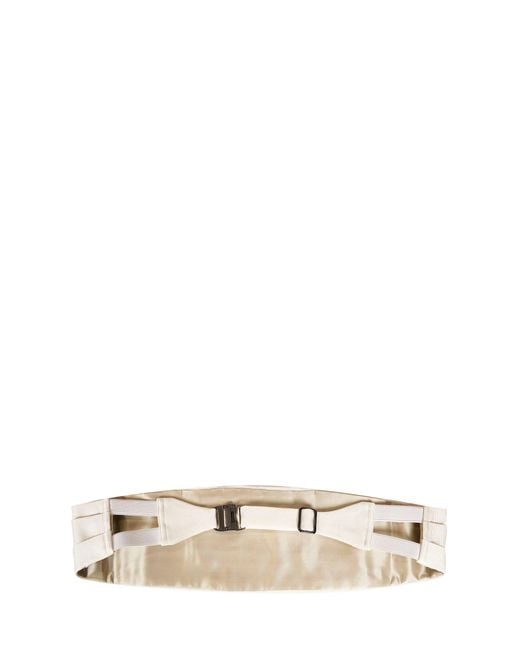 Tom Ford Natural Cummerbund Silk Belt for men