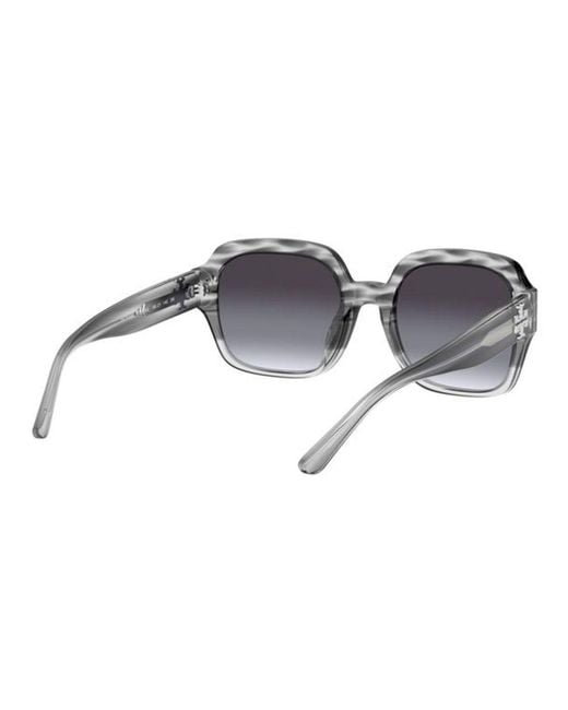 Tory Burch Gray Acetate Sunglasses