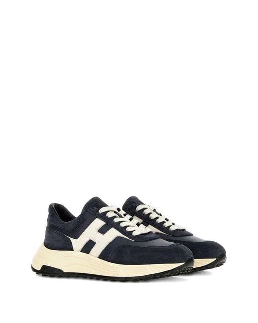 Hogan White Flat Shoes for men