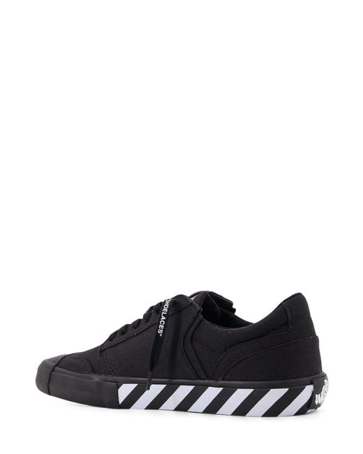 Off-White c/o Virgil Abloh Black Vulc Undercut Canvas Low-Top Sneakers for men