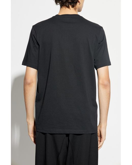 Paul Smith Black T-Shirt With Print for men