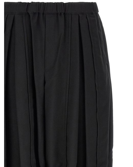 Comme des Garçons Black Barrel Leg Pants for men