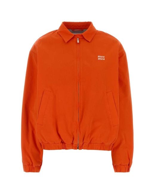 Miu Miu Orange Jackets