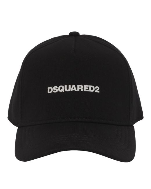 DSquared² Logo Baseball Cap in Black for Men | Lyst
