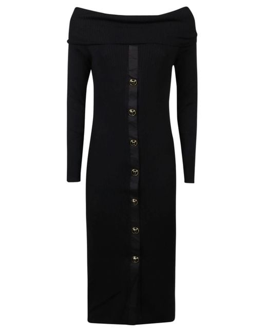 Pinko Wool Big Boy Dress in Black Lyst