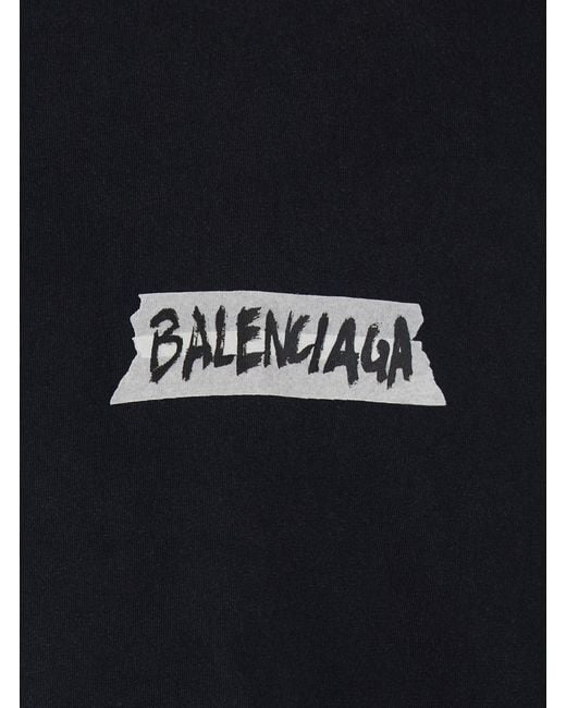 Balenciaga Blue Sweatshirt, Cotton T-Shirts for men
