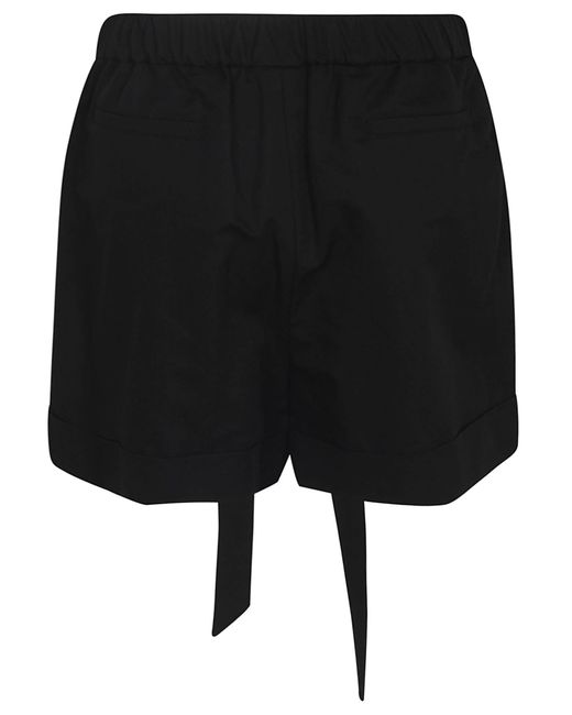 Pinko Black Pleated Detail Shorts