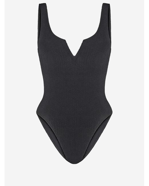 Sorbet Island Blue One-Piece Swimsuit Ava Polyester Swimwear