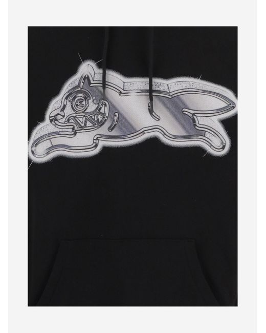 ICECREAM Blue Cotton Hoodie Sweatshirts for men