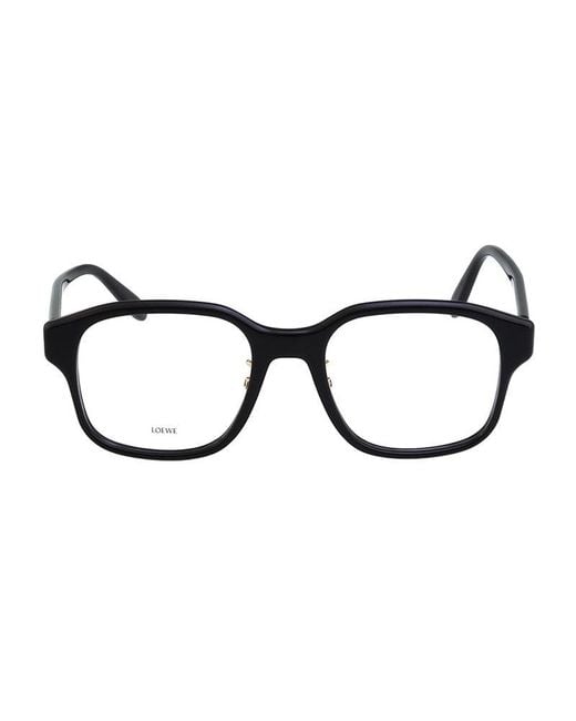 Loewe Brown Eyeglasses Square Full Rim, Shiny Frame And Clear Demo Lens Lw50084F001 Accessories & Slg