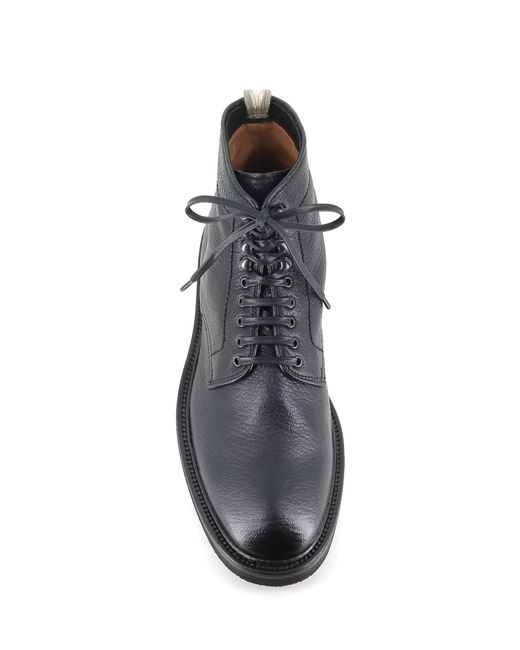 Officine Creative Black Lace Up Boot Hopkins Flexi/203 for men