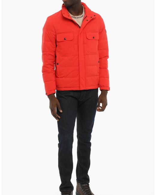 Woolrich Red Sierra Stag Down Jacket for men