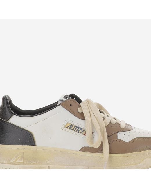 Autry Multicolor Leather Sneakers Trainers for men