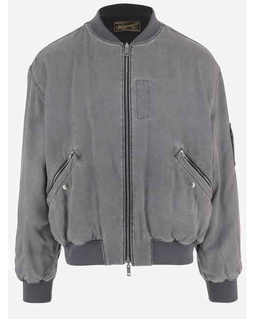 Wooyoungmi Black Reversible Cupro And Nylon Jacket Polyester/Cupro for men