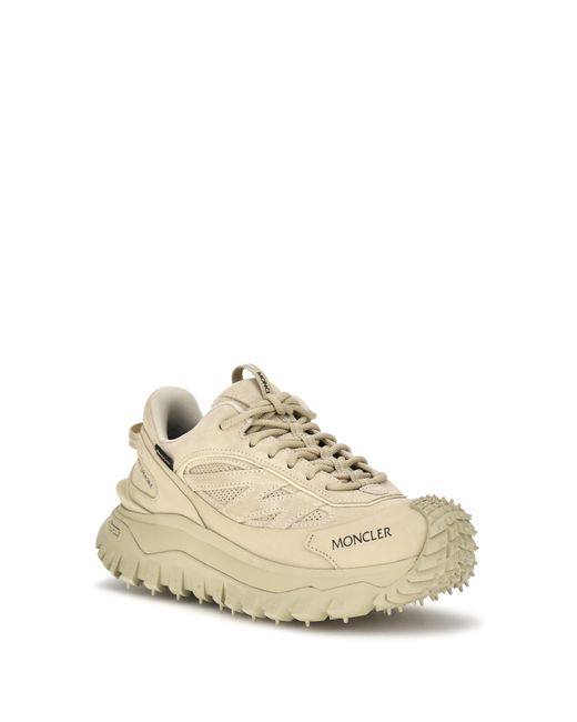 Moncler White Sneakers Trailgrip Apex Craft Gtx Calf Leather Trainers