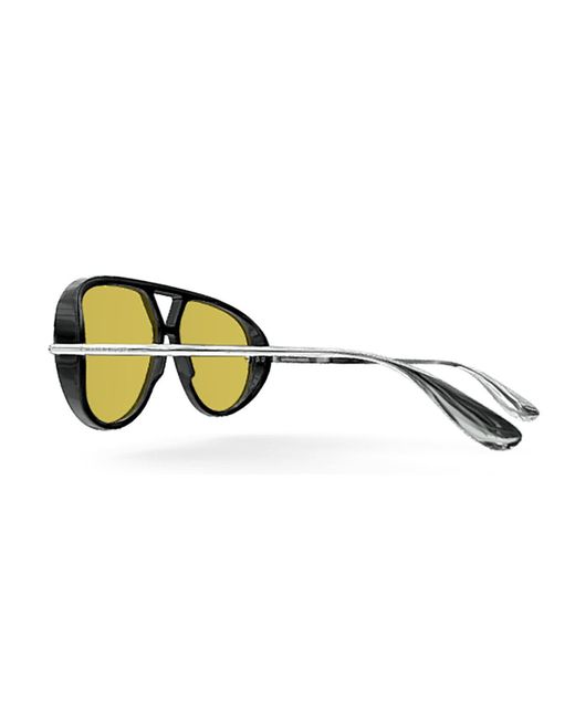 Bottega Veneta Multicolor Aviator Frame Sunglasses