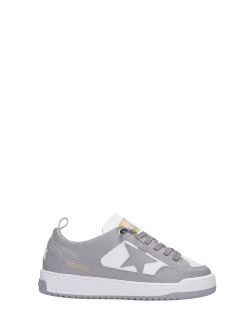 Golden Goose Yeah Sneakers In Leather in Grey (Gray) Lyst