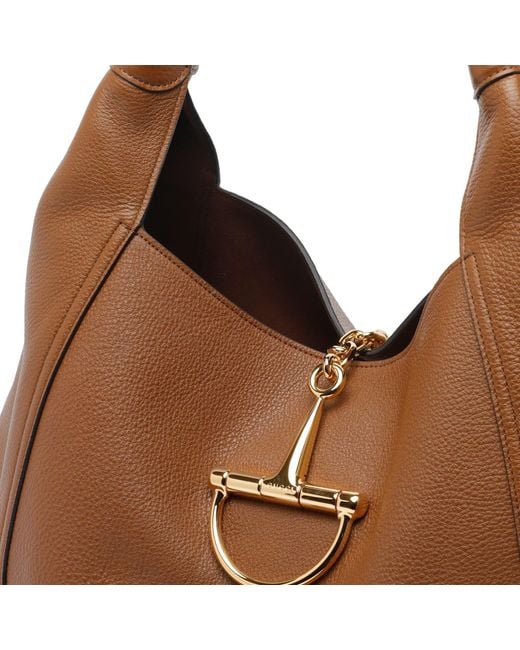 Gucci Brown Maxi Softbix Shoulder Bag