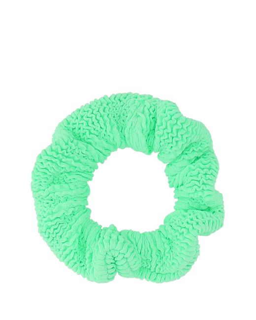 Hunza G Green Fabric Scrunchie