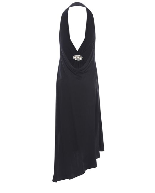 DIESEL Black Dress D-Stant Made Of Satin