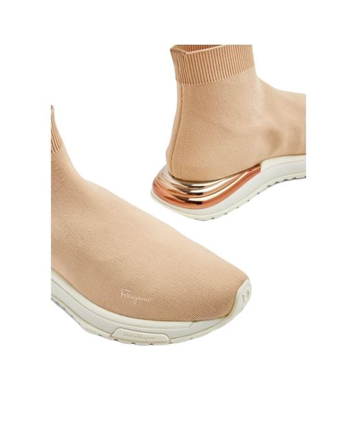 Ferragamo Natural Ninette Sneakers
