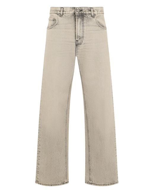 Haikure Natural Straight-Leg Jeans Cotton