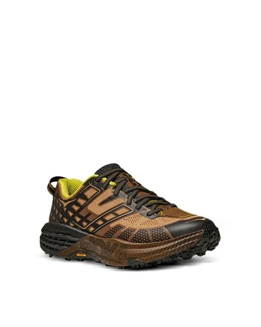Hoka One One Brown Speedgoat 2 Sneakers Shoes for men