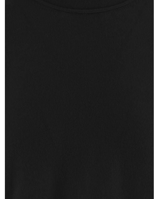 Sa Su Phi Black Short-Sleeved Cashmere Sweater
