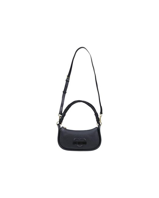 Love Moschino Black Polyethylene Handbag Bag