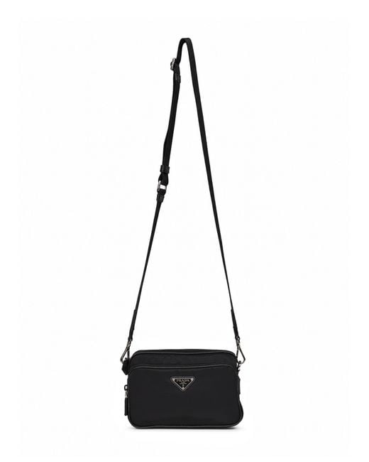 Prada Black Crossbody Bag Recycled Polyamide Shoulder for men