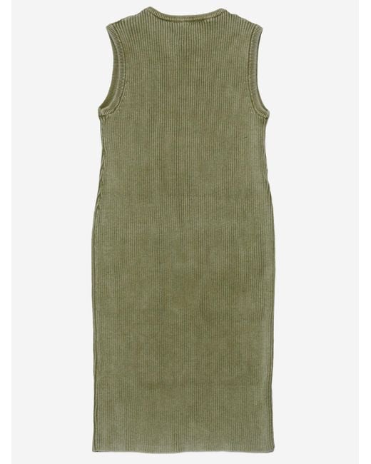 DIESEL Green Cotton Dress