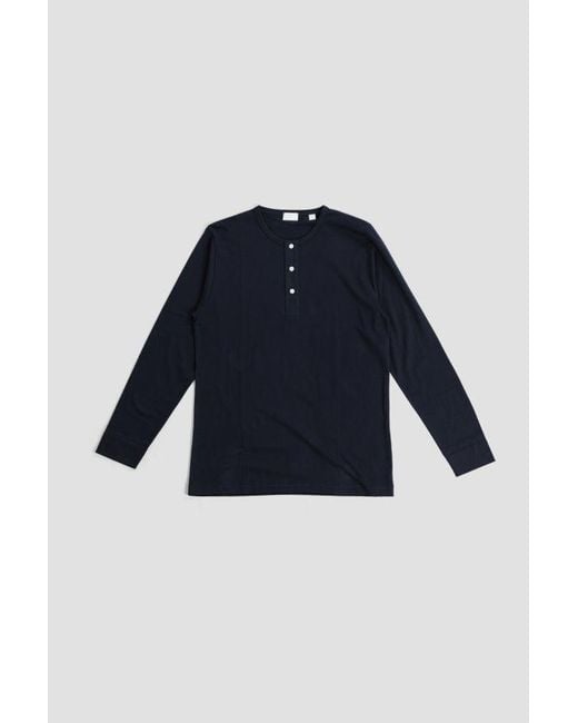 Handvaerk Blue Pj Henley T-Shirts And Polos for men