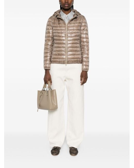 Herno Natural Nylon Short Down Jacket