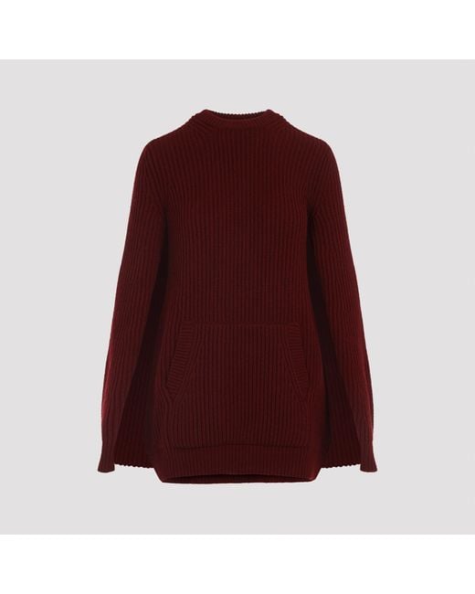 Max Mara Purple Astoria Knit Mini Dress