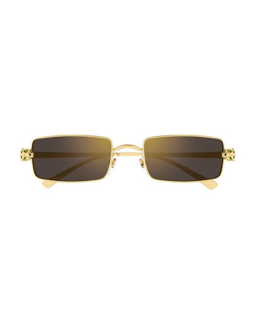 Cartier Brown Ct0473S Panthère De Cartier 001 Sunglasses