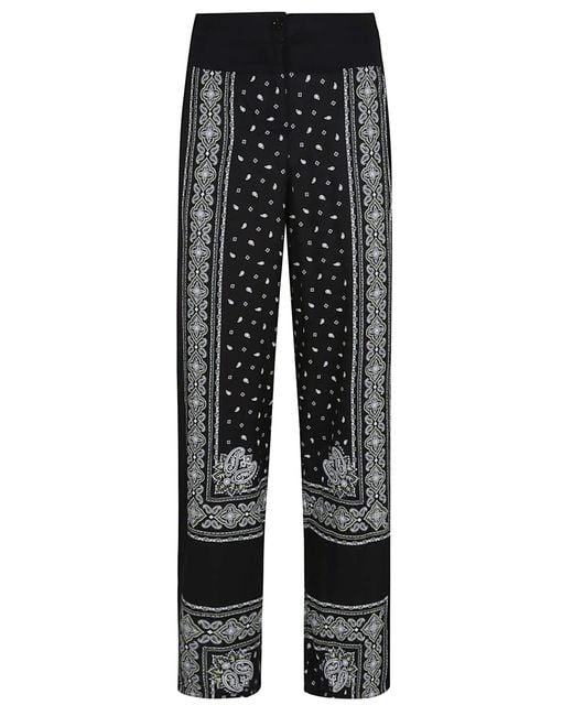 Pinko Black Spirito Pantalone Twill Stampa