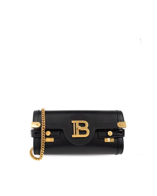 Balmain Black Shoulder Bag B-Buzz 23
